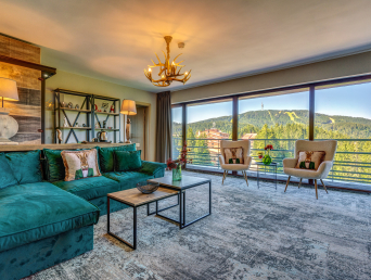 Presidential suites with private sauna