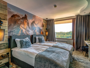 Presidential suites with private sauna